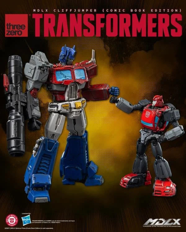 ThreeZero MDLX Transformers Cliffjumper (Comic Book Edition)