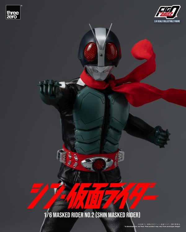 ThreeZero FigZero 1/6 Masked Rider No.2 Shin Masked Rider