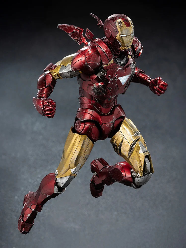 ThreeZero DLX Marvel The Infinity Saga - Iron Man Mark 6 (Battle Damaged)