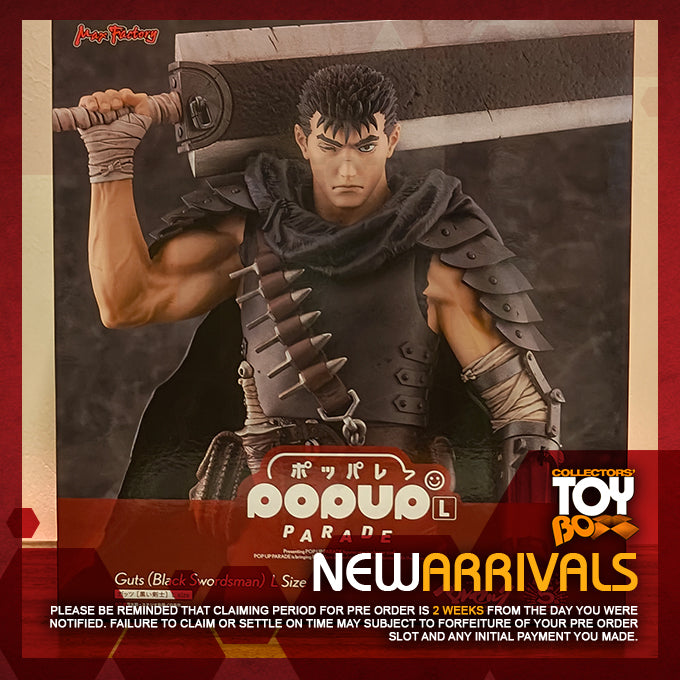 POP UP PARADE Berserk - Guts (Black Swordsman) [L size]