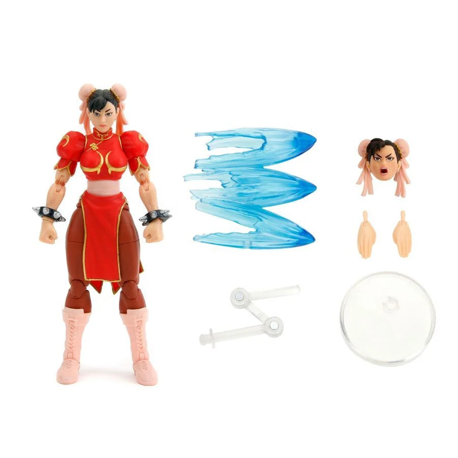 Jada Toys Ultra Street Fighter II: The Final Challengers - Chun-Li (Player 2 Red Version)