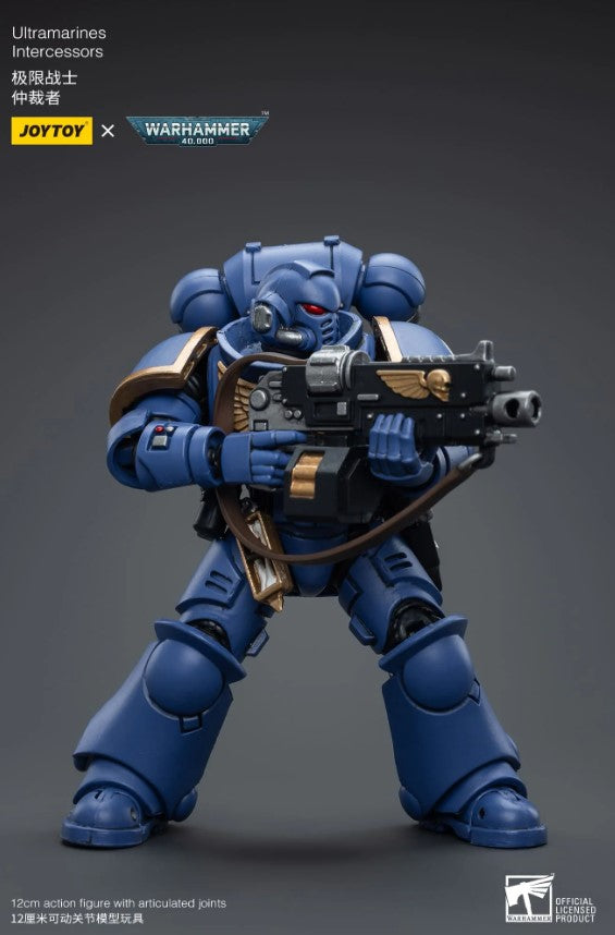 Joytoy 1/18 Warhammer 40k Ultramarines Intercessor with Auto Bolt Rifle (2025 Release)