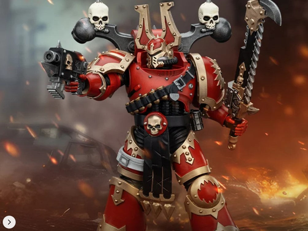 Joytoy 1/18 Warhammer 40k World Eaters - Khorne Berzerkers