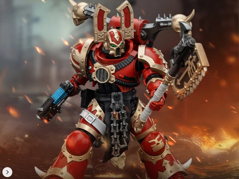 Joytoy 1/18 Warhammer 40k World Eaters - Khorne Berzerkers
