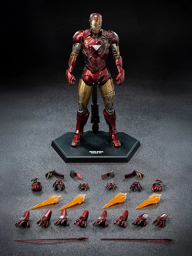 ThreeZero DLX Marvel The Infinity Saga - Iron Man Mark 6 (Battle Damaged)