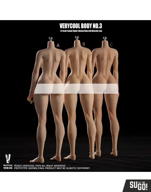 Verycool 1/6 Silicone Female Fighter Body Regular Skin B