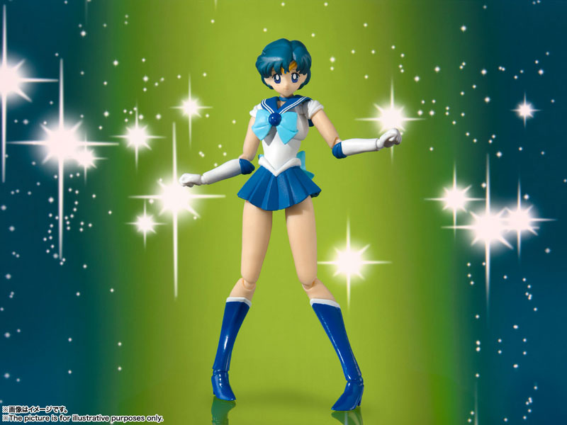 SH Figuarts Pretty Guardian Sailor Moon Sailor Mercury Animation Color Edition