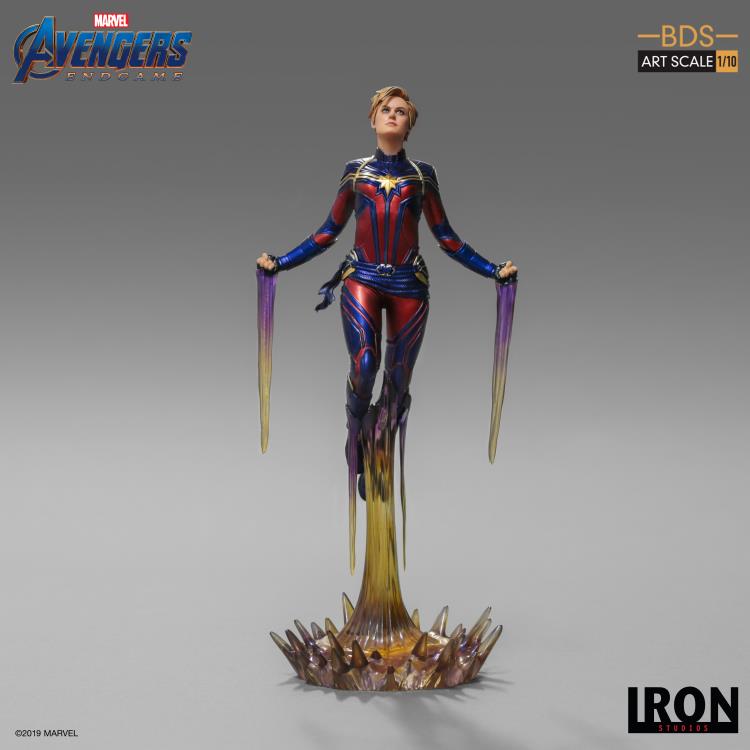 Iron Studios Art Scale 1/10 Marvel Avengers Endgame Captain Marvel