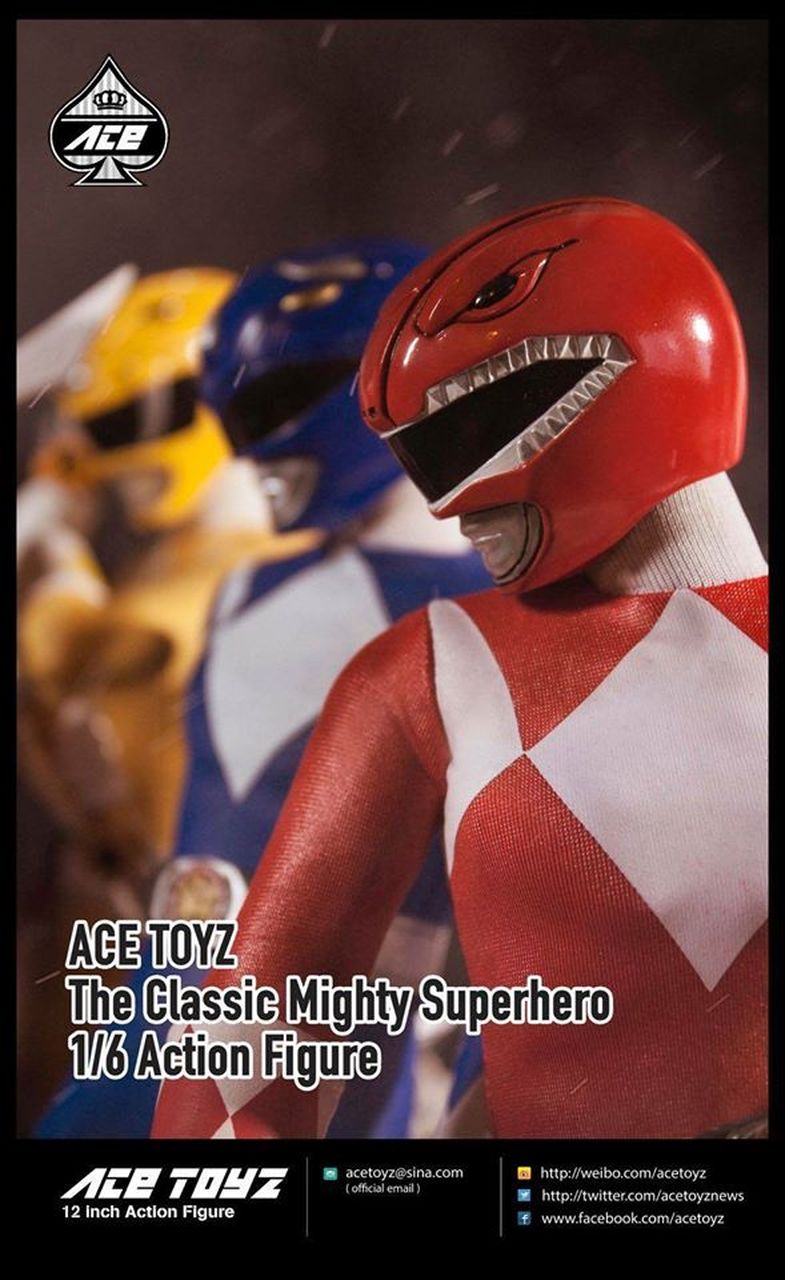 Ace Toyz 1/6 Super Hero Box Set (Mighty Morphin Power Rangers)