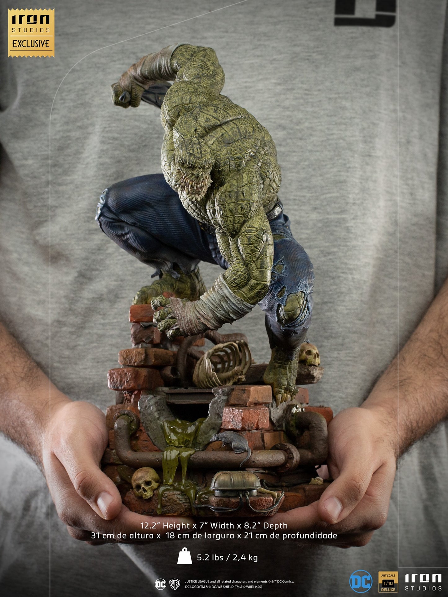 Iron Studios Art Scale 1/10 DC Comics Killer Croc