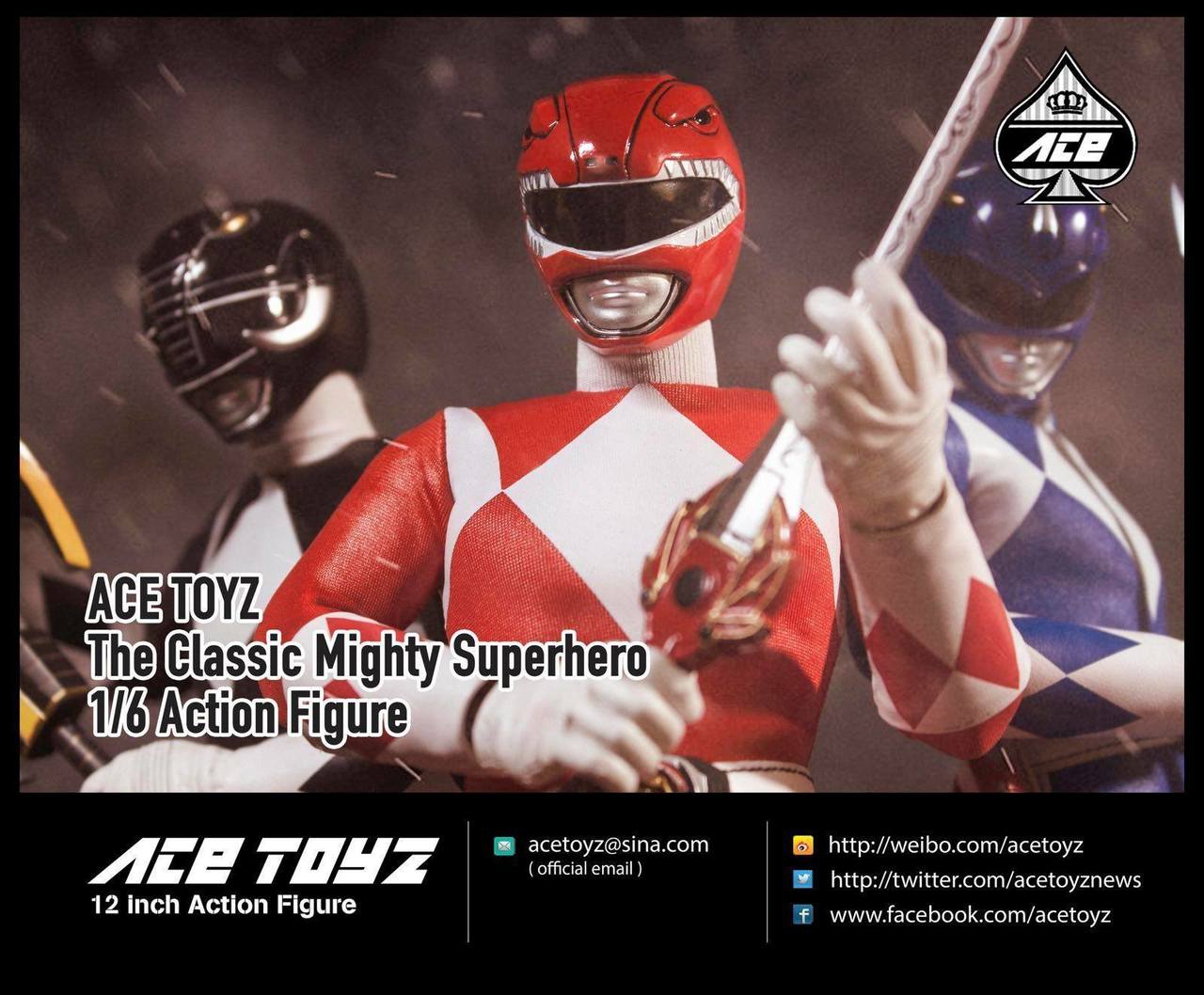 Ace Toyz 1/6 Super Hero Box Set (Mighty Morphin Power Rangers)