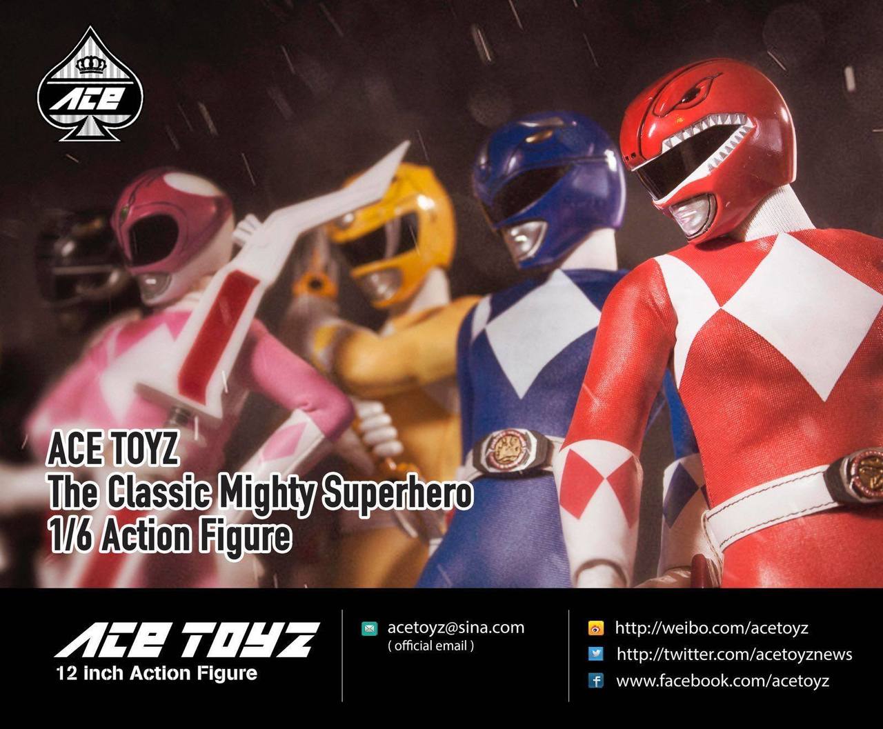 Ace Toyz 1/6 Super Hero Box Set (Mighty Morphin Power Rangers)