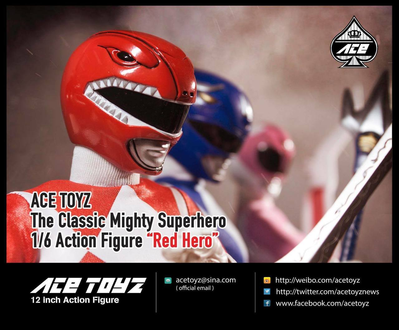 Ace Toyz 1/6 Super Hero Box Set (Mighty Morphin Power Rangers)