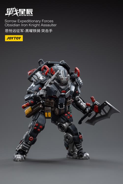 Joytoy 1/18 Battle for the Stars Sorrow Expeditionary Forces Obsidian Iron Knight Assaulter