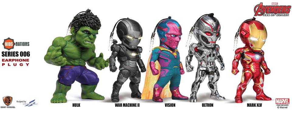 Beast Kingdom Kids Logic Pluggy Series 006 Age of Ultron Set