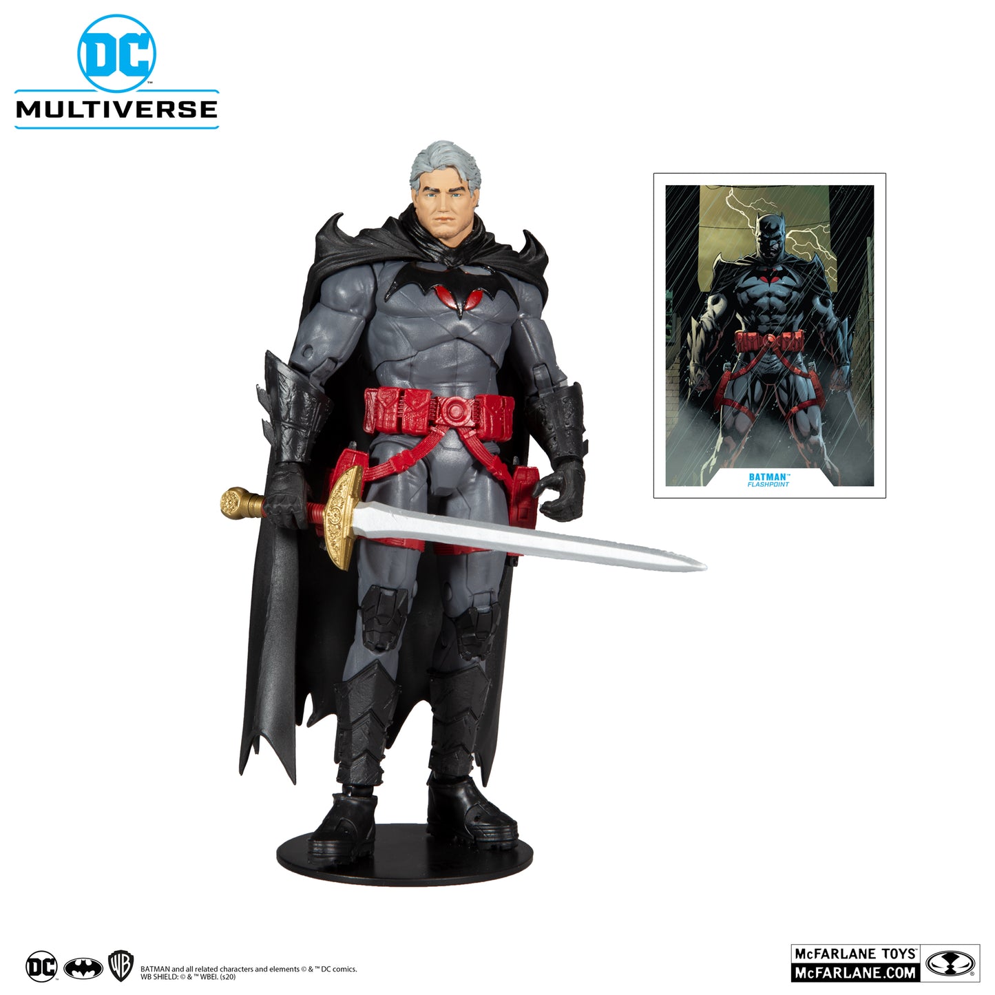 [BUNDLE] McFarlane Toys DC Rebirth Batman & Flashpoint Batman Thomas Wayne Unmasked