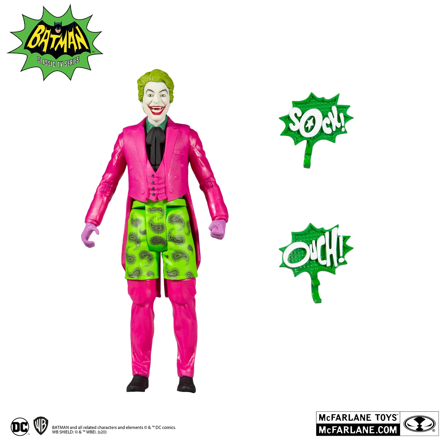 McFarlane Toys DC Retro Batman 66 The Joker Swim Shorts