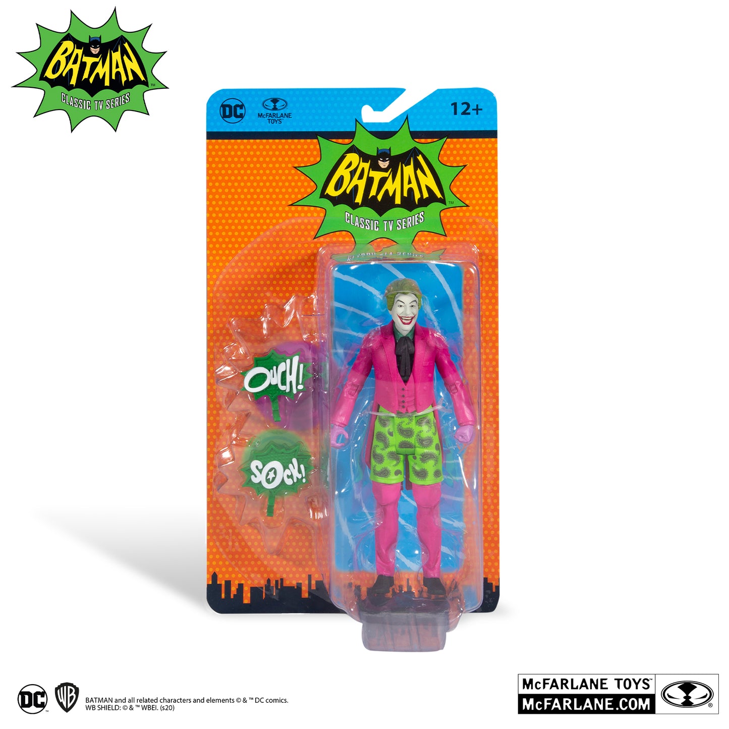 McFarlane Toys DC Retro Batman 66 The Joker Swim Shorts