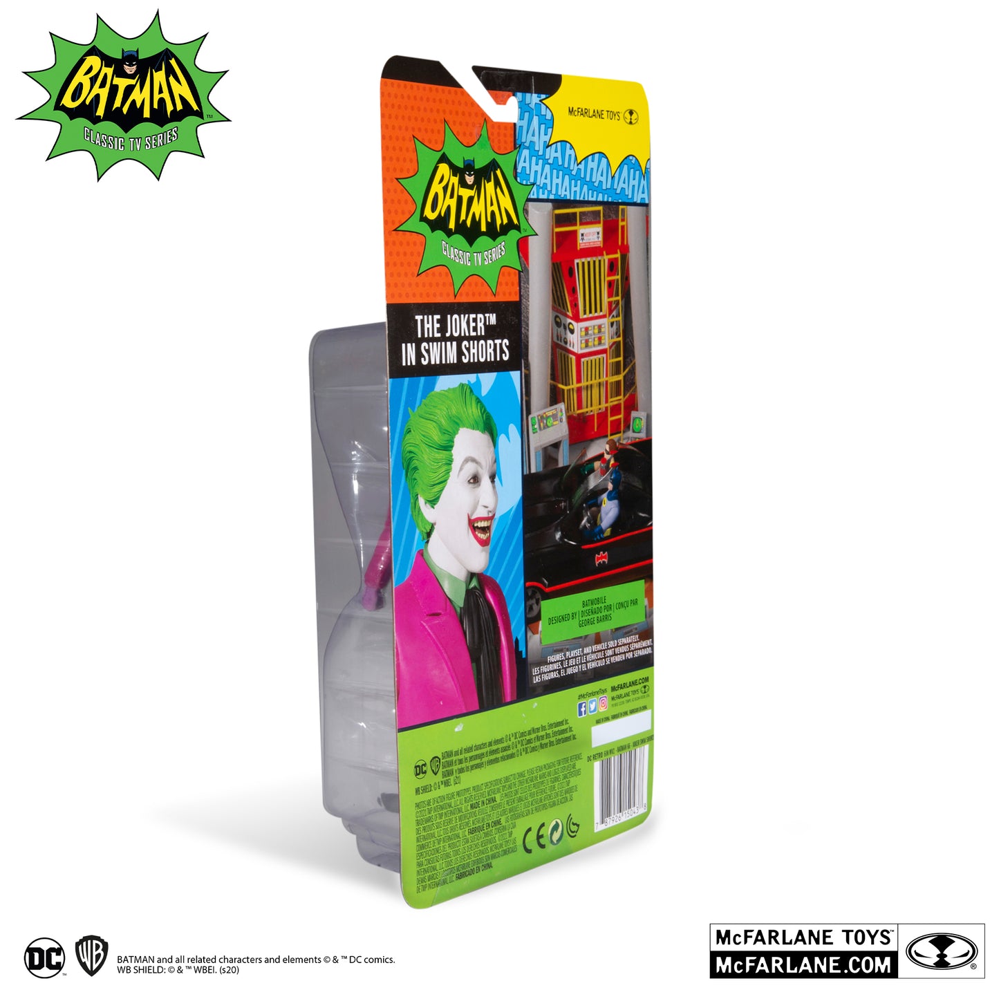 McFarlane Toys DC Retro Batman 66 The Joker Swim Shorts