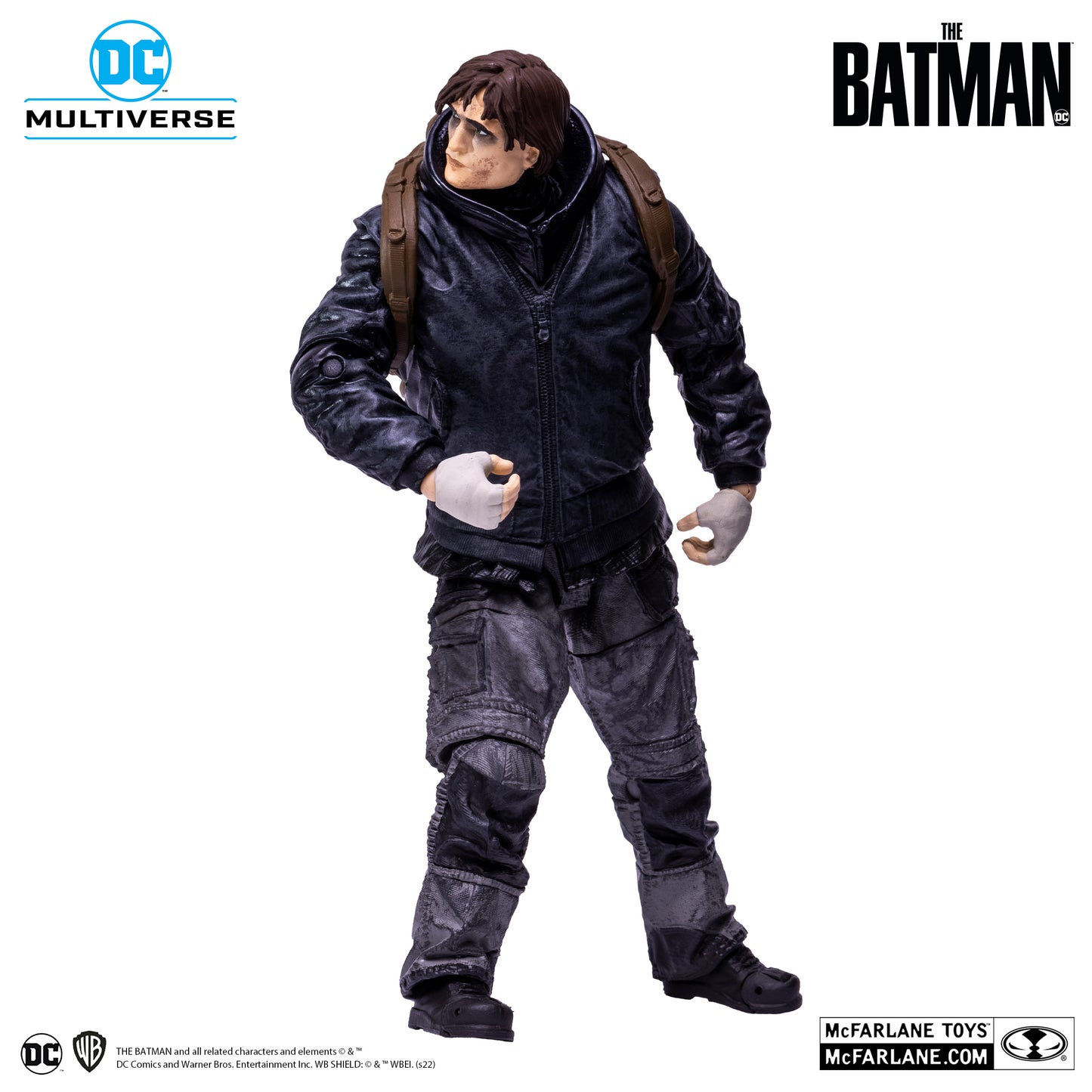 McFarlane Toys DC The Batman Movie Bruce Wayne Drifter Unmasked