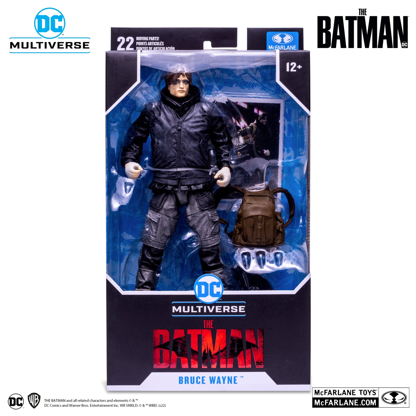 McFarlane Toys DC The Batman Movie Bruce Wayne Drifter Unmasked