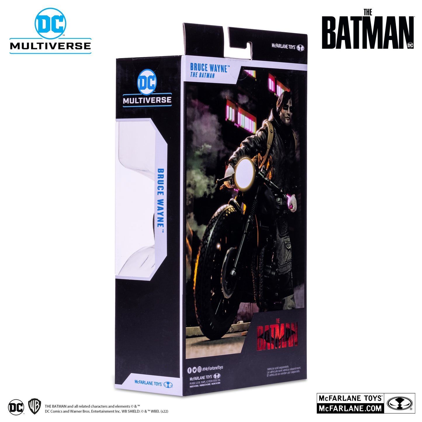 McFarlane Toys DC The Batman Movie Bruce Wayne Drifter Unmasked
