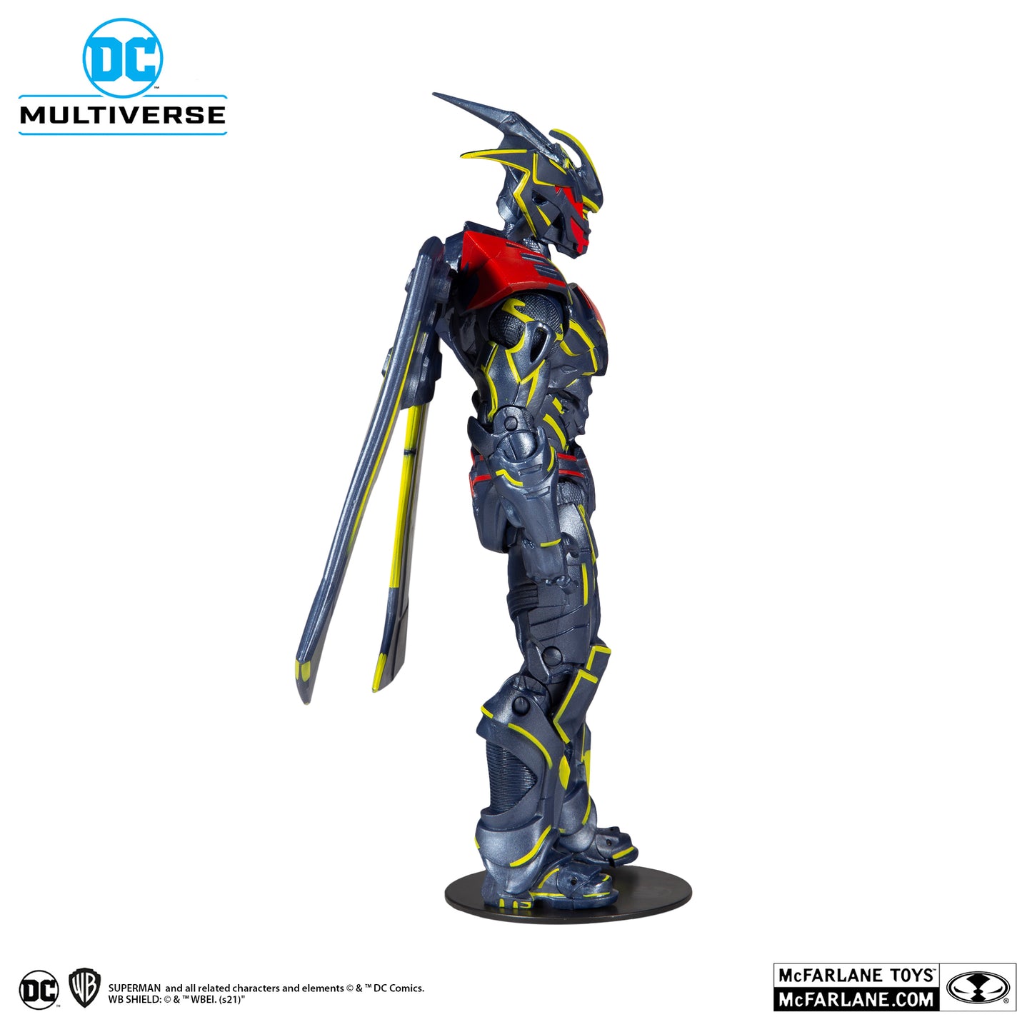 McFarlane Toys DC Superman Energized Unchained Armor Gold Label
