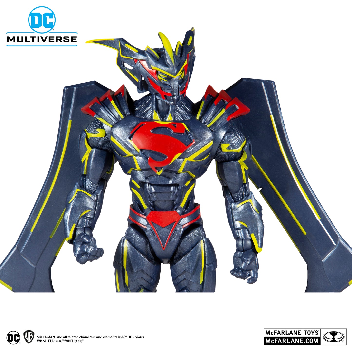 McFarlane Toys DC Superman Energized Unchained Armor Gold Label
