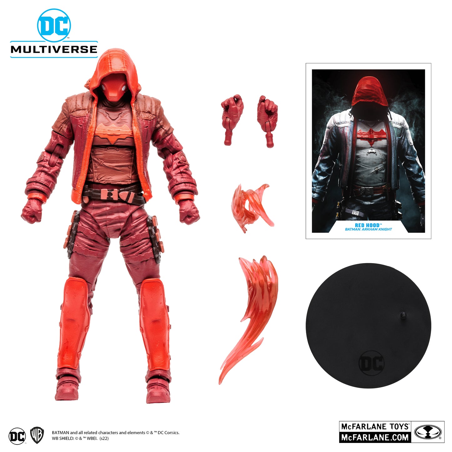 McFarlane Toys DC Batman Arkham Knight - Red Hood Gold Label (Monochromatic)