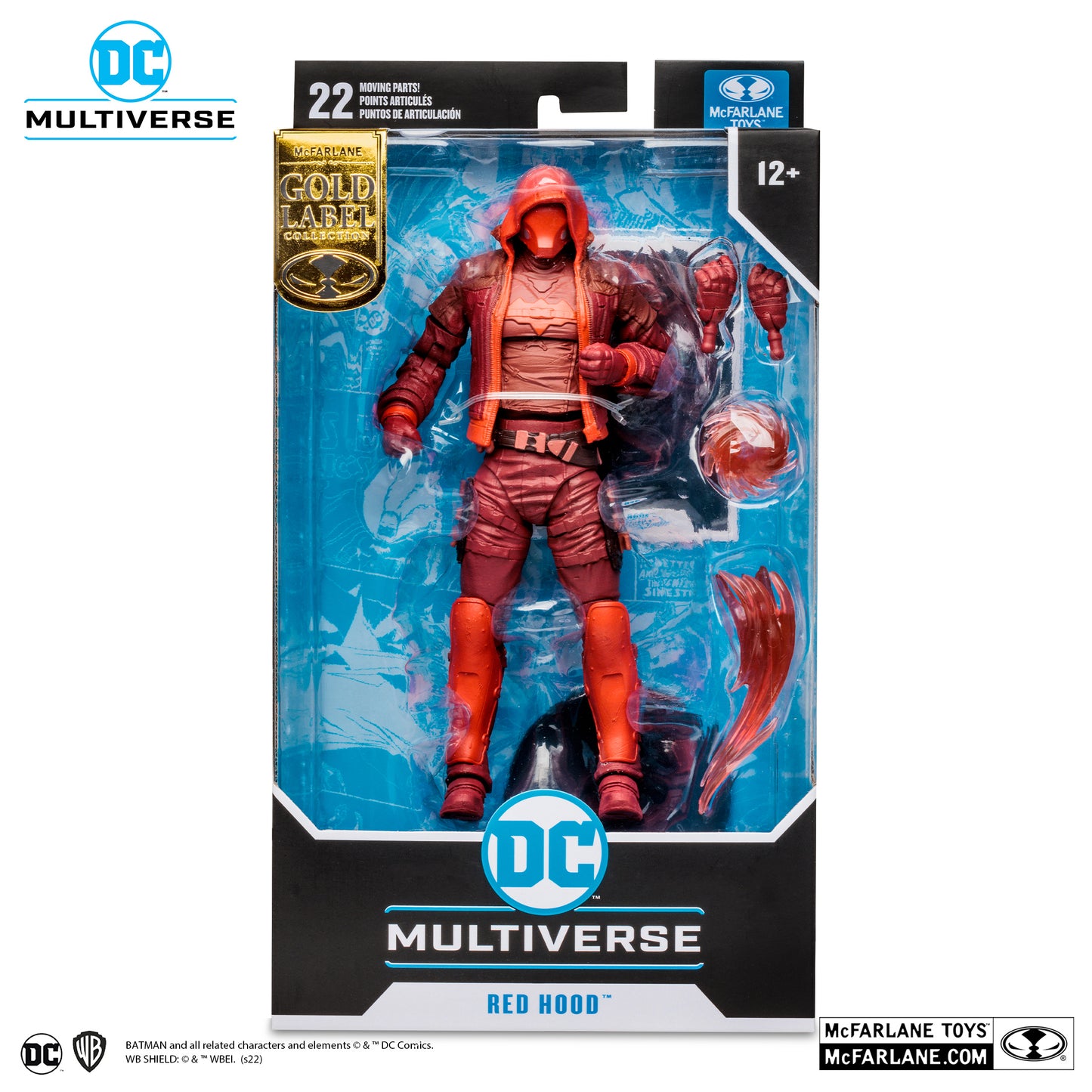 McFarlane Toys DC Batman Arkham Knight - Red Hood Gold Label (Monochromatic)