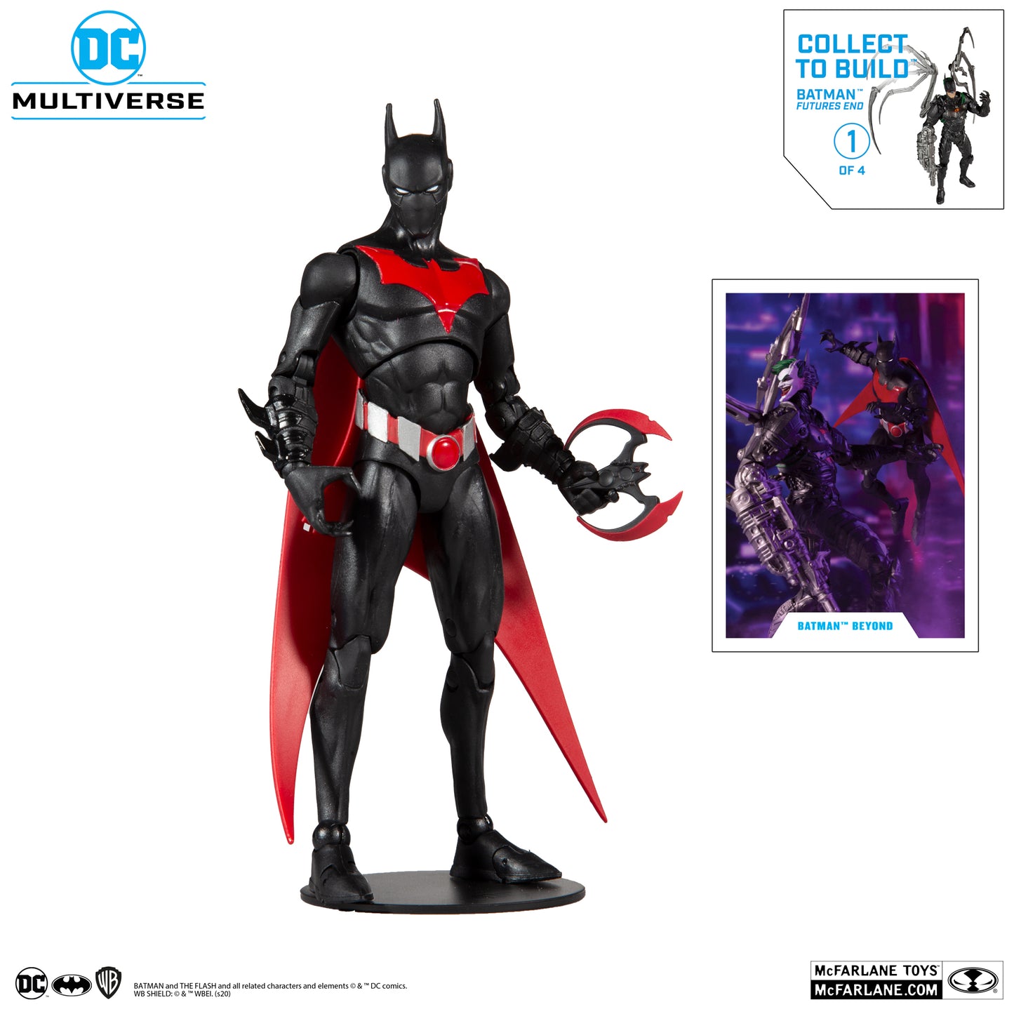 McFarlane Toys DC Multiverse Batman Beyond Batman [Jokerbot BAF Included]