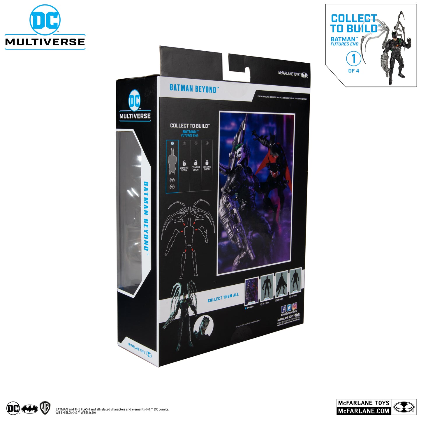 McFarlane Toys DC Multiverse Futures End Batman Jokerbot [Set of 4] [With Free DC Multiverse Nameplate]