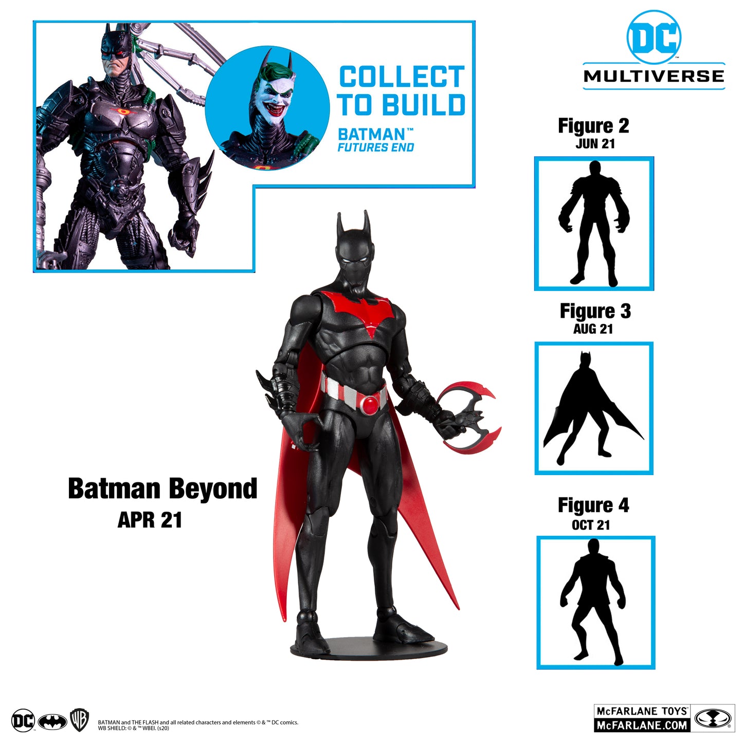 McFarlane Toys DC Multiverse Futures End Batman Jokerbot [Set of 4] [With Free DC Multiverse Nameplate]