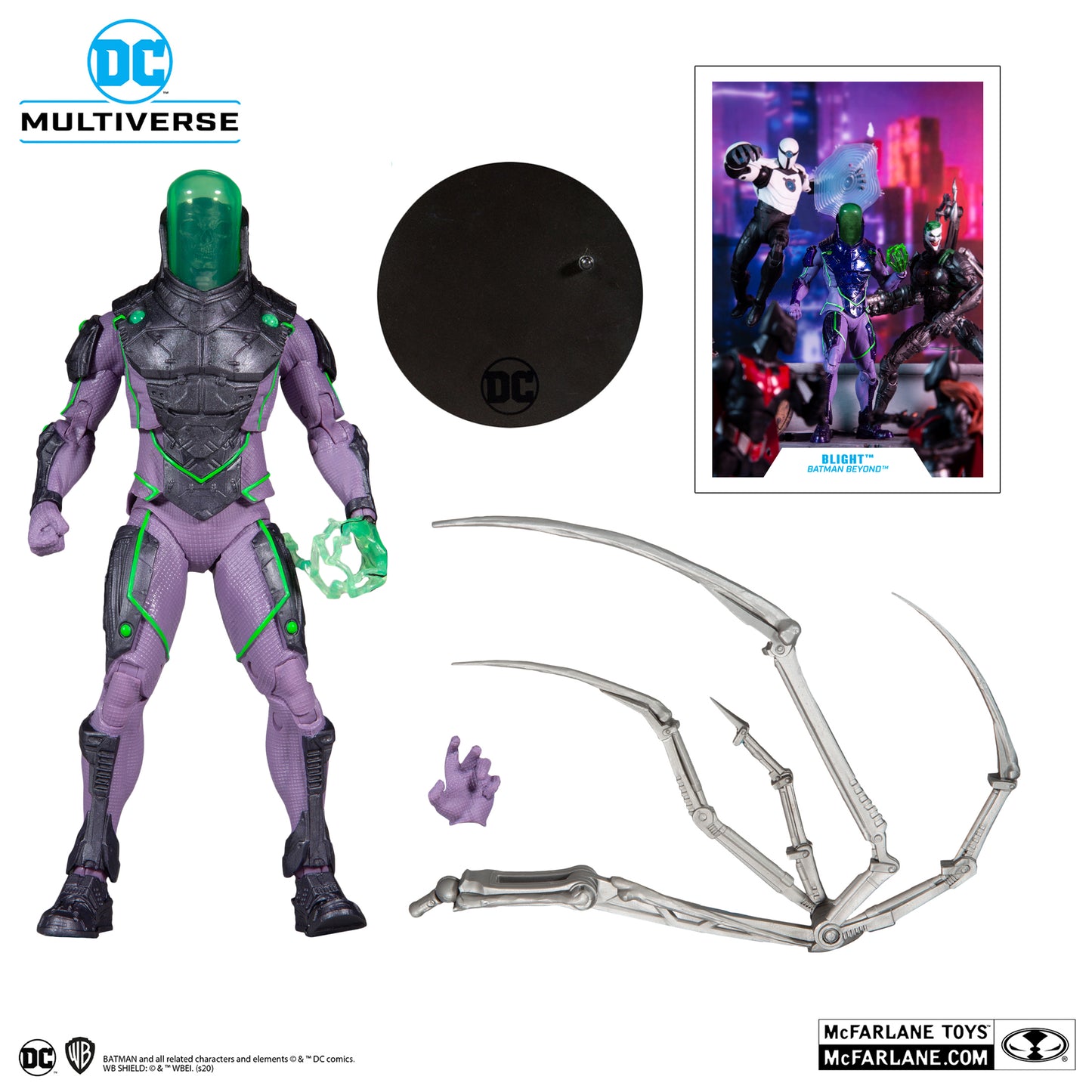 McFarlane Toys DC Multiverse Futures End Batman Jokerbot [Set of 4] [With Free DC Multiverse Nameplate]