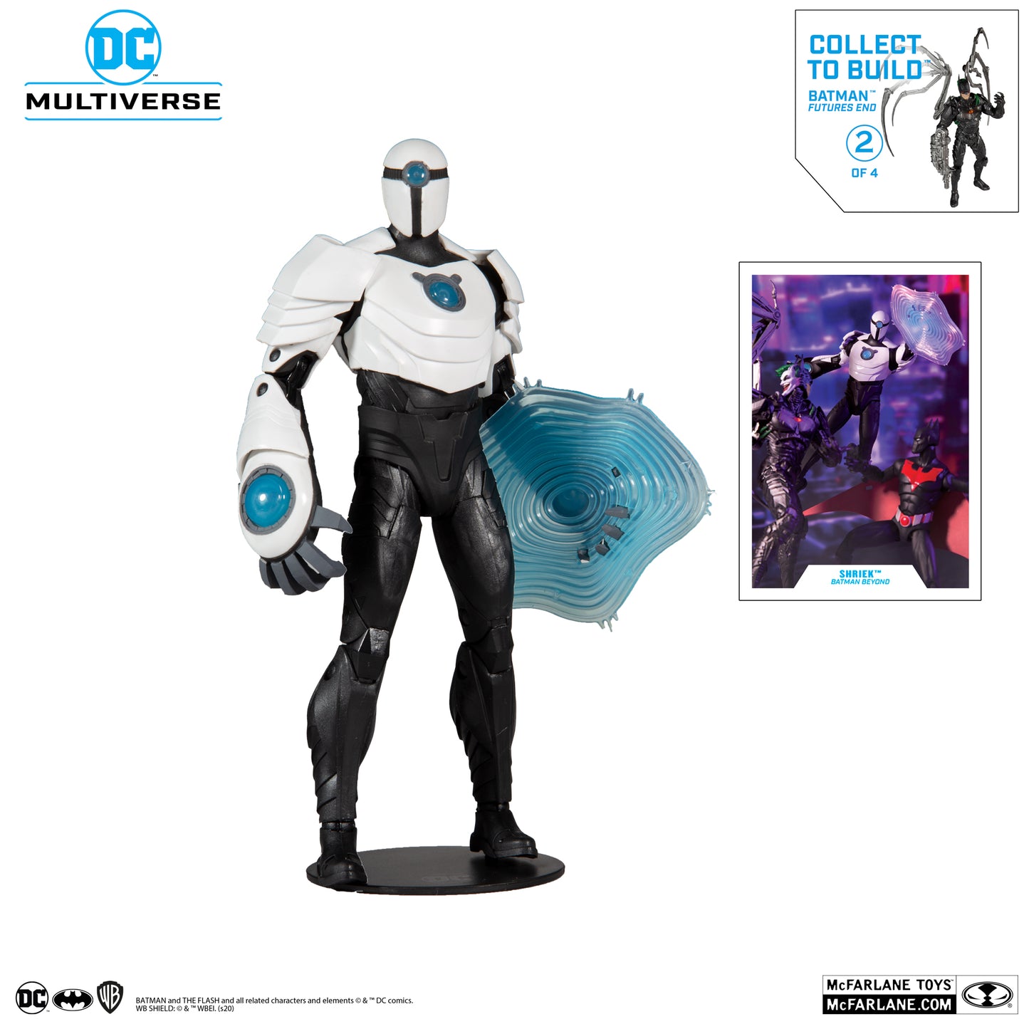 McFarlane Toys DC Multiverse Futures End Batman Jokerbot [Set of 4] [With Free DC Multiverse Nameplate]