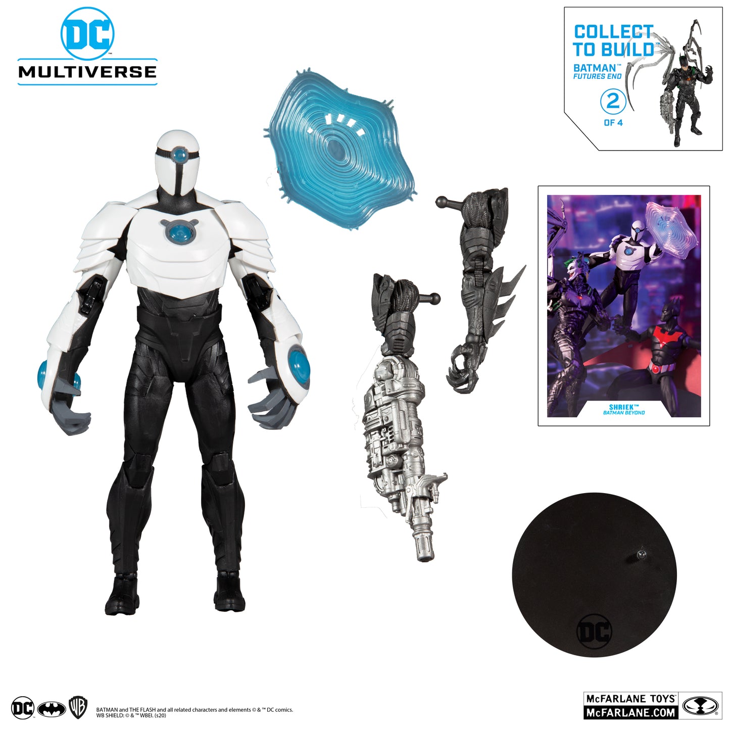 McFarlane Toys DC Multiverse Futures End Batman Jokerbot [Set of 4] [With Free DC Multiverse Nameplate]