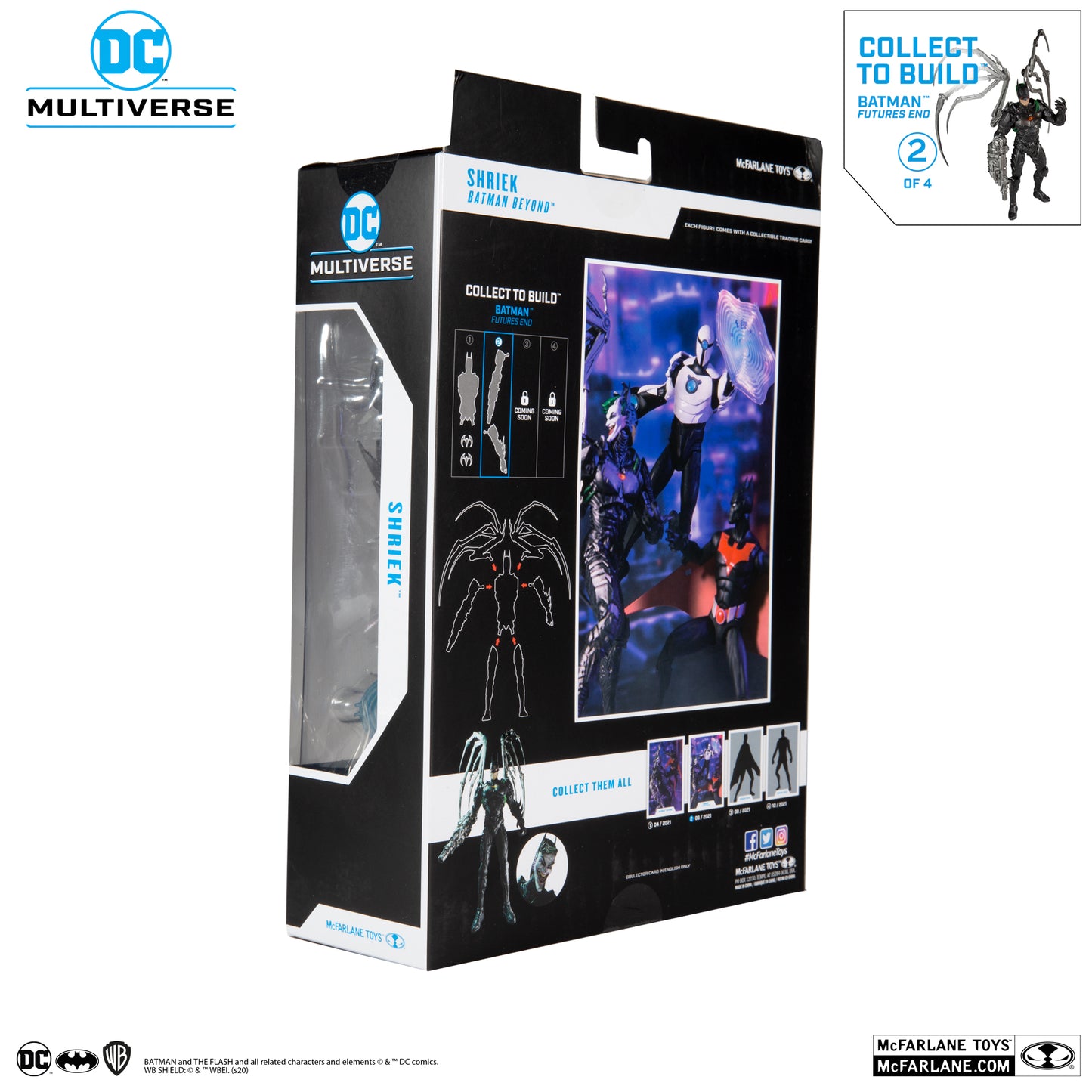 McFarlane Toys DC Multiverse Futures End Batman Jokerbot [Set of 4] [With Free DC Multiverse Nameplate]