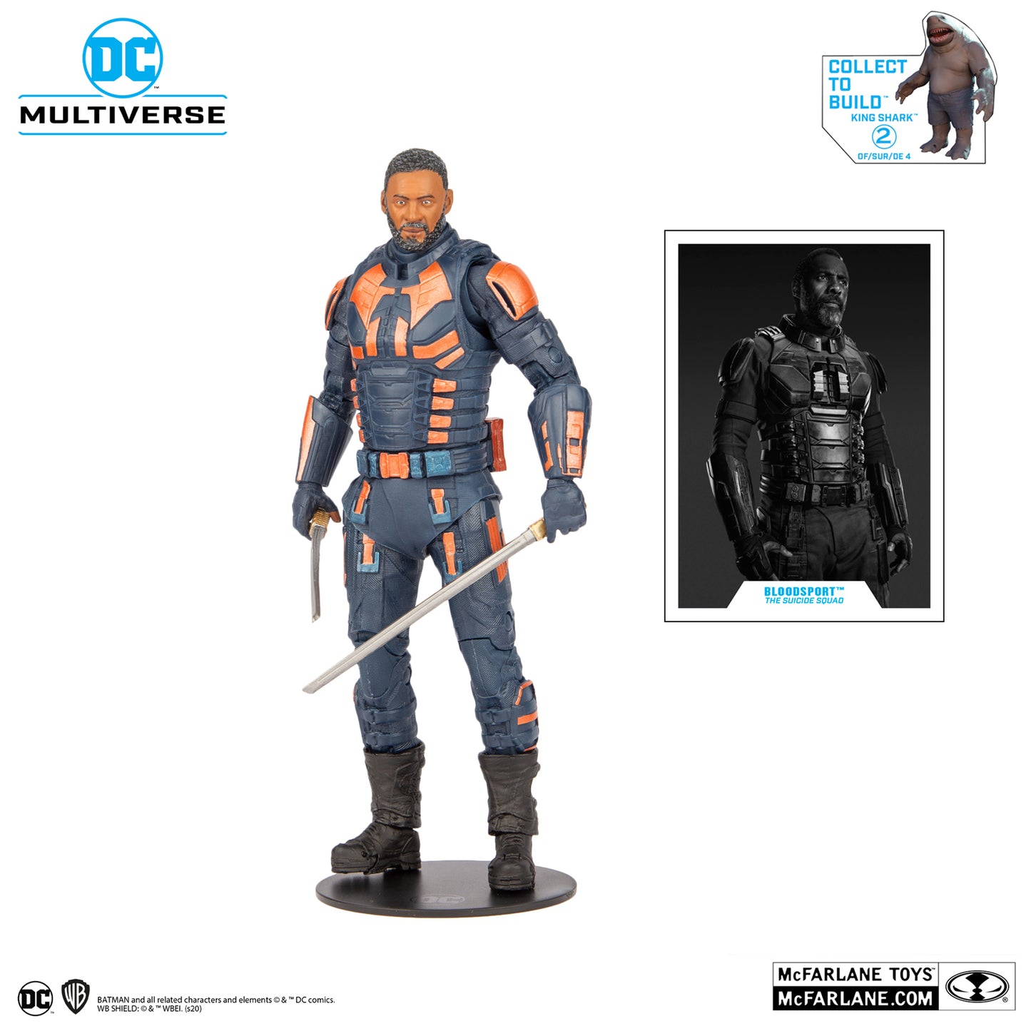 [BUNDLE] McFarlane Toys DC The Suicide Squad (Collect to Build: King Shark) [5 Figures]