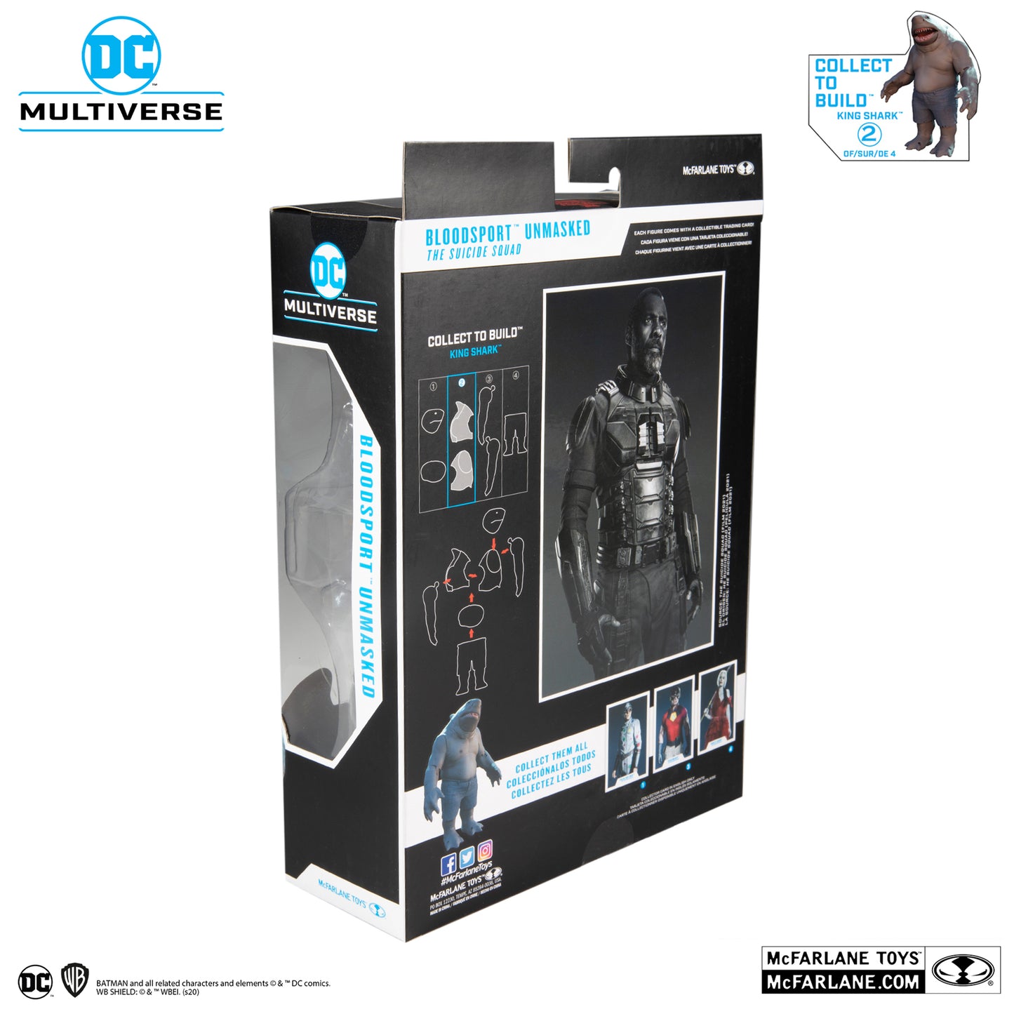 [BUNDLE] McFarlane Toys DC The Suicide Squad (Collect to Build: King Shark) [5 Figures]
