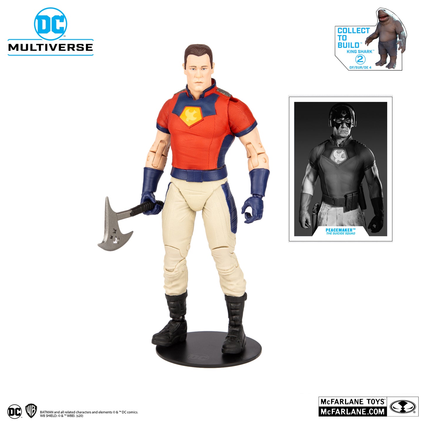 [BUNDLE] McFarlane Toys DC The Suicide Squad (Collect to Build: King Shark) [5 Figures]