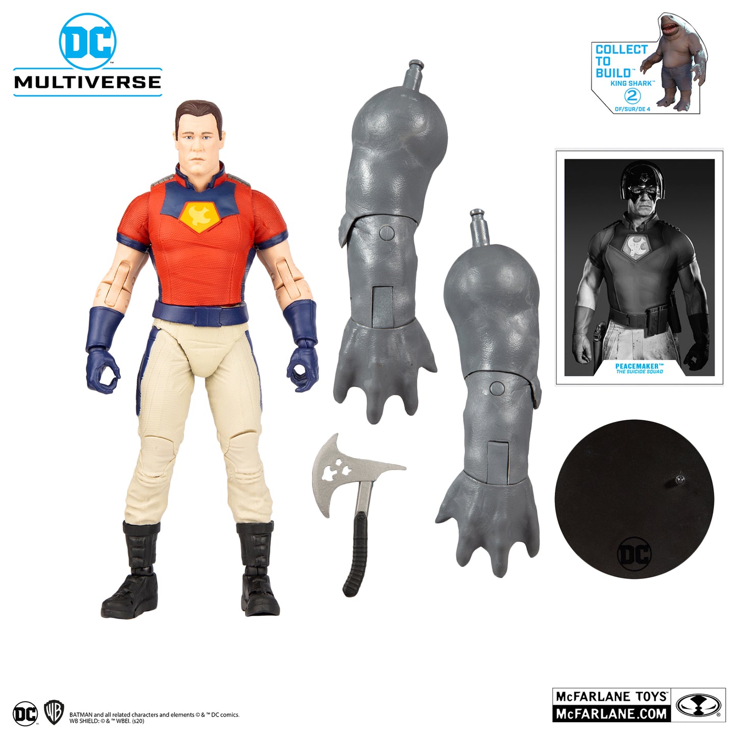 [BUNDLE] McFarlane Toys DC The Suicide Squad (Collect to Build: King Shark) [5 Figures]
