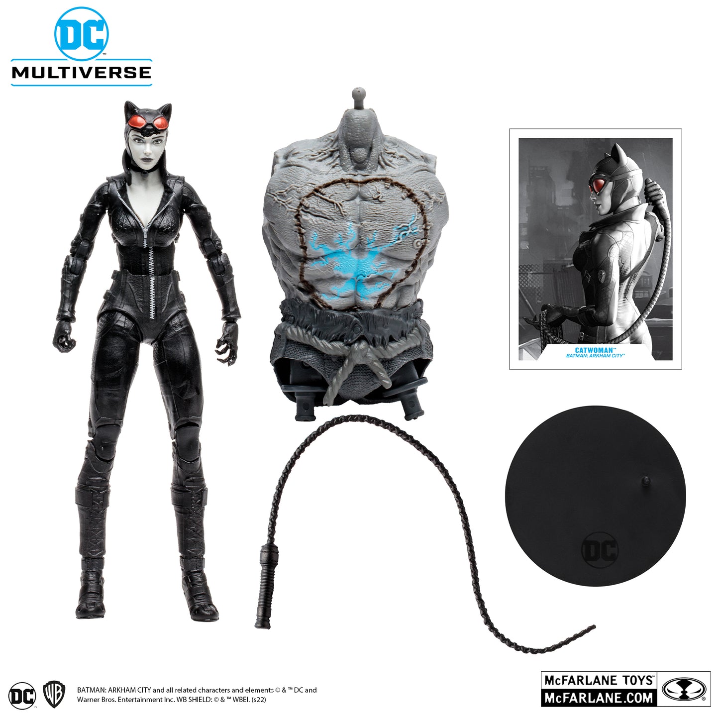 [BUNDLE] McFarlane Toys DC Multiverse Batman Arkham City Solomon Grundy Wave (Black & White) [Gold Label]
