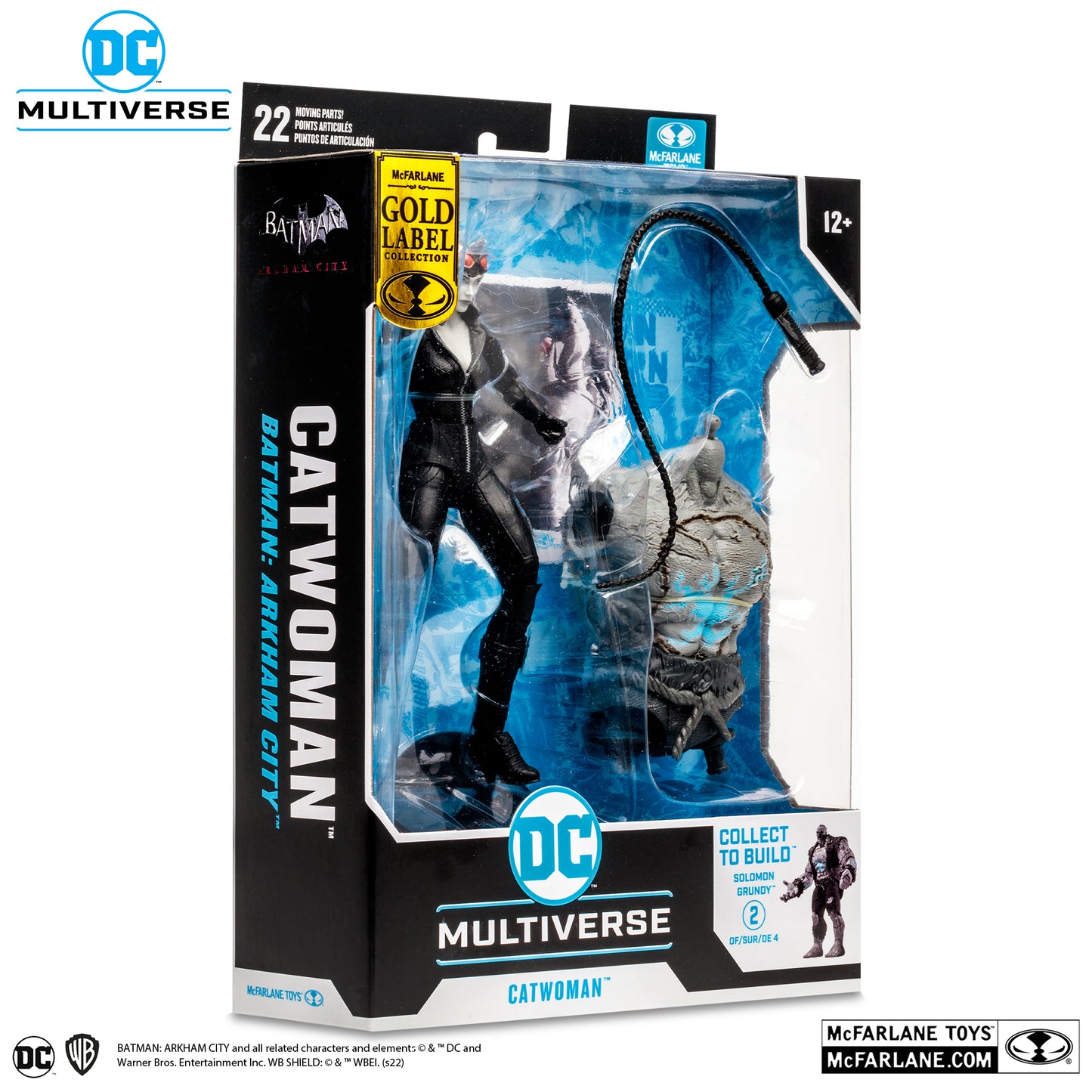 [BUNDLE] McFarlane Toys DC Multiverse Batman Arkham City Solomon Grundy Wave (Black & White) [Gold Label]