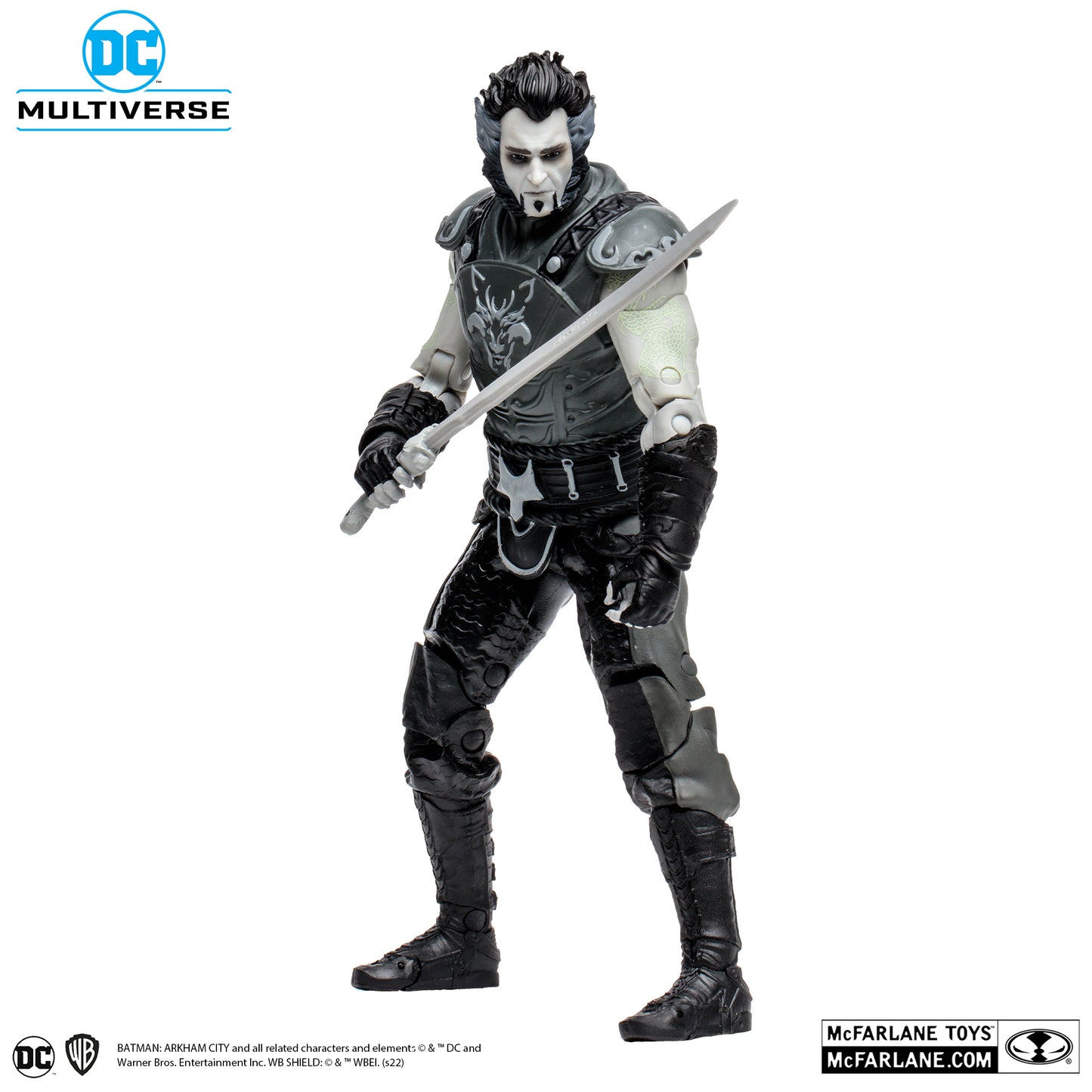 [BUNDLE] McFarlane Toys DC Multiverse Batman Arkham City Solomon Grundy Wave (Black & White) [Gold Label]