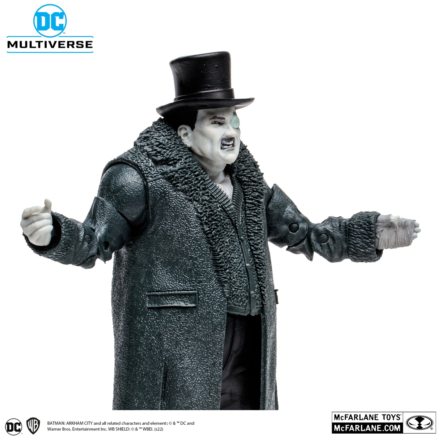 [BUNDLE] McFarlane Toys DC Multiverse Batman Arkham City Solomon Grundy Wave (Black & White) [Gold Label]