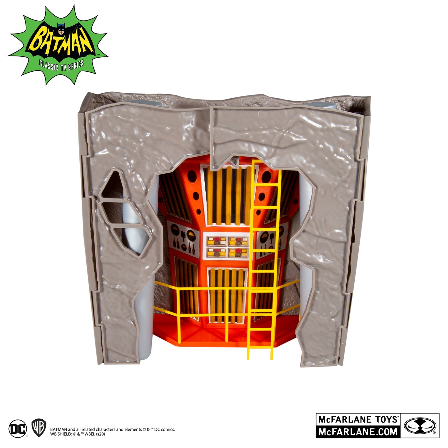McFarlane Toys DC Retro Batman 66 Batcave Playset
