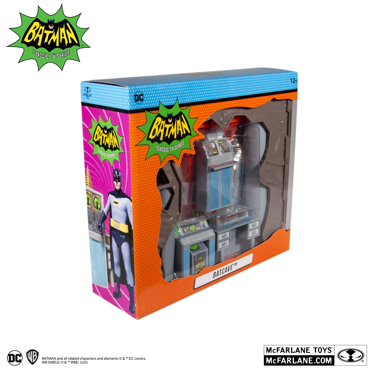 McFarlane Toys DC Retro Batman 66 Batcave Playset