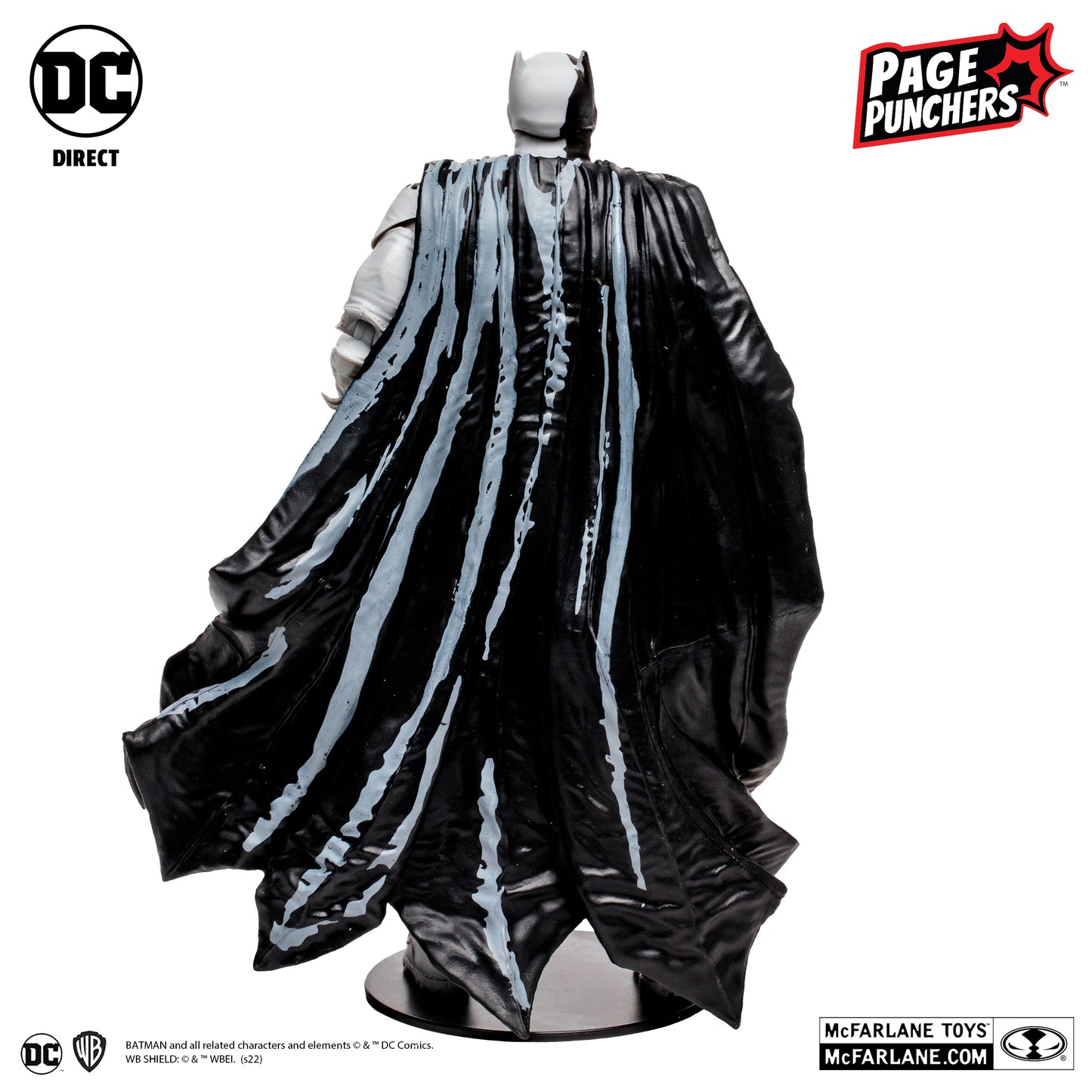 McFarlane Toys DC Direct Page Punchers Black Adam Wave - Batman Line Art Variant (Gold Label)