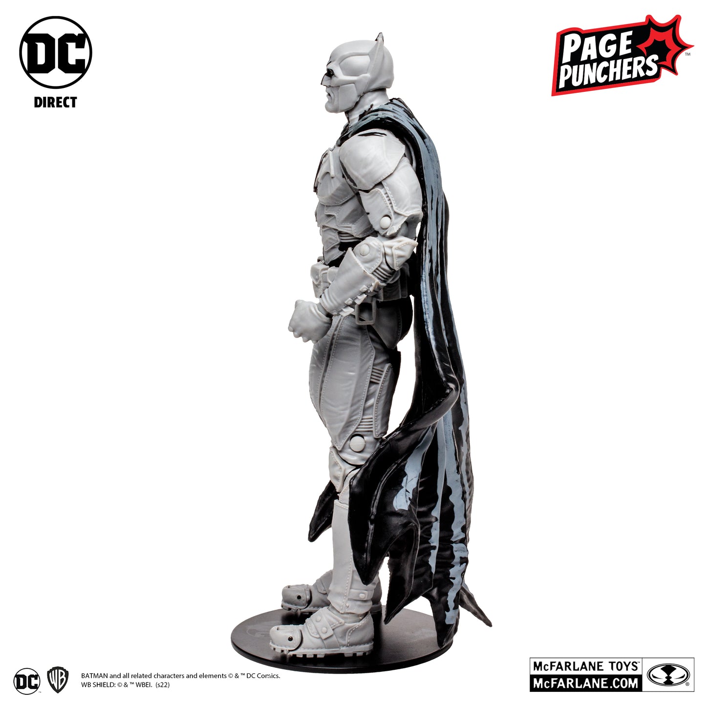 McFarlane Toys DC Direct Page Punchers Black Adam Wave - Batman Line Art Variant (Gold Label)
