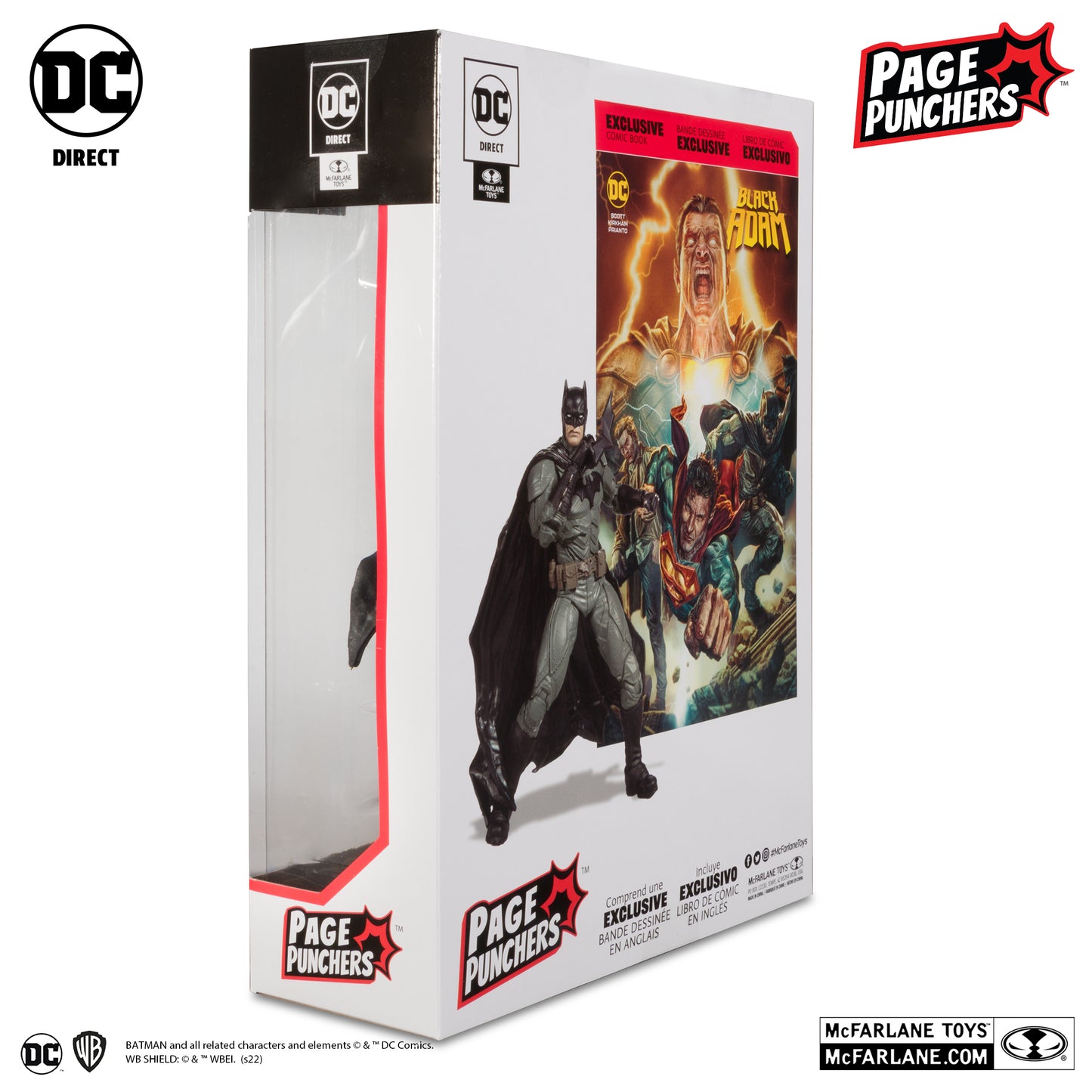 McFarlane Toys DC Direct Page Punchers Black Adam Comic - Batman